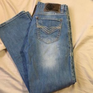 Rock and roll denim men’s jeans